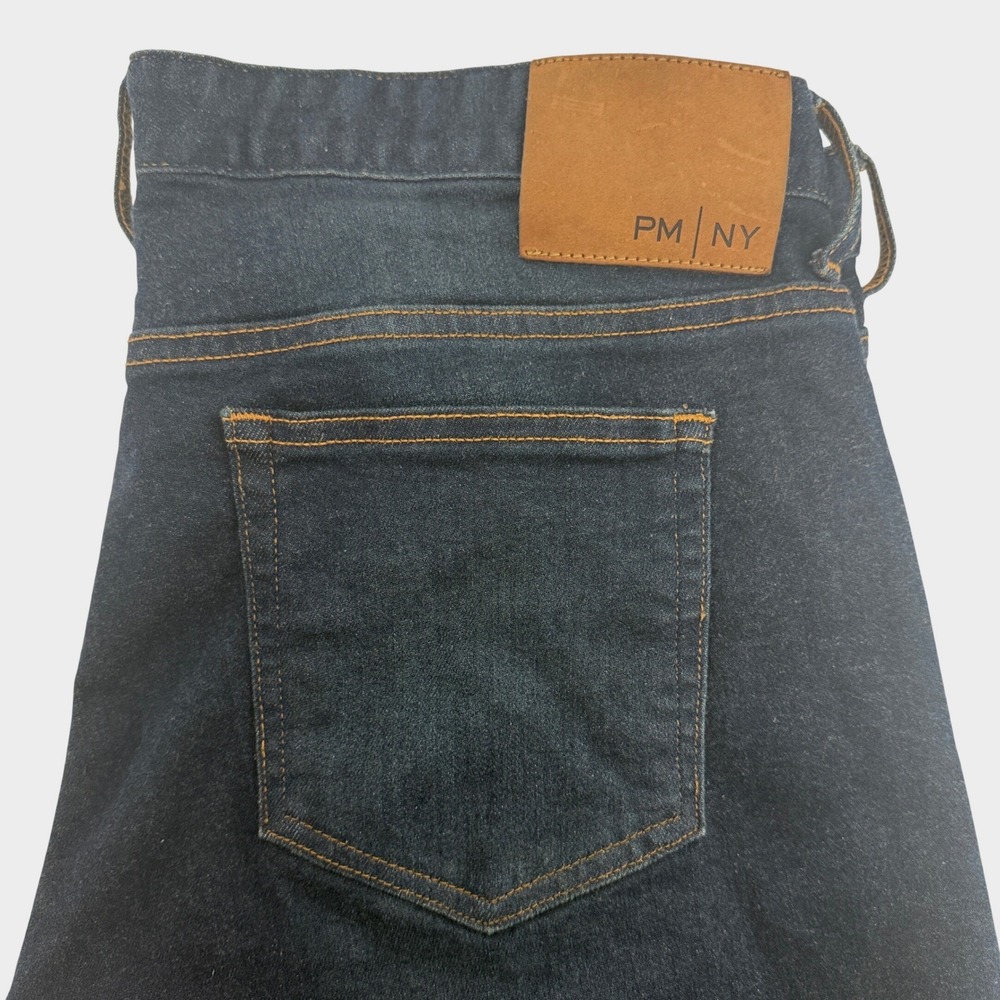 Peter Manning NY Johnny Jeans Mens 34x29 Dark Indigo Standard Fit Straight Denim